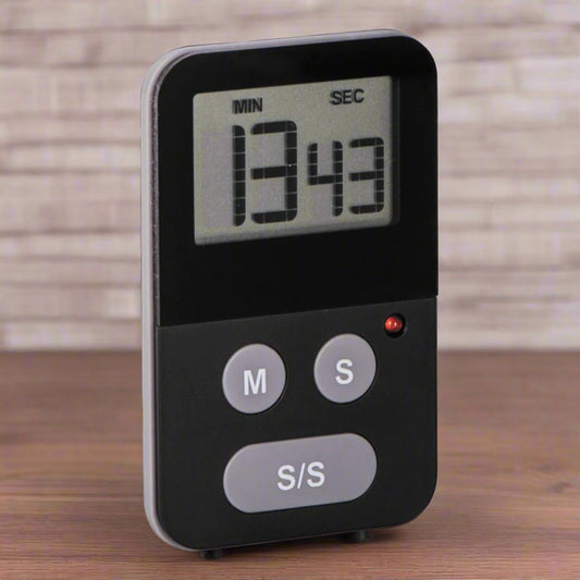 Digital Slim Timer W/Light-Black